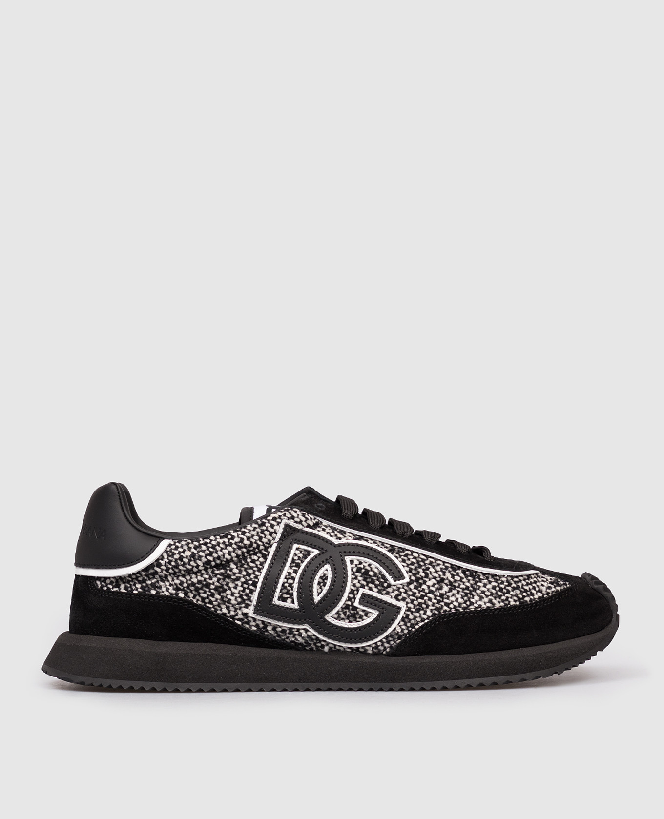 Black Cushion logo combo sneakers Dolce&Gabbana