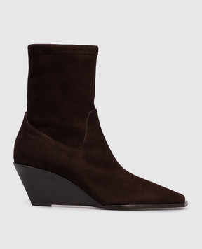 Jimmy Choo Haley brown suede ankle boots HADLEYAB60SUE