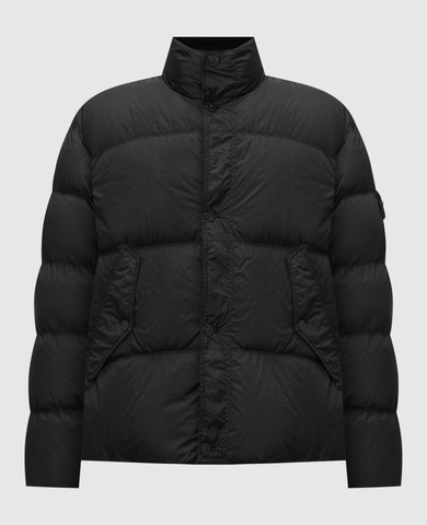 Stone Island - Black jacket with removable down lining 8115451F2