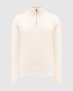 Woolrich Beige sweater with wool and cashmere CFWOKN2024MRUF5032