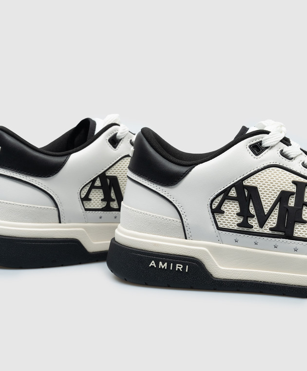 AMIRI - White leather sneakers CLASSIC LOW with textured