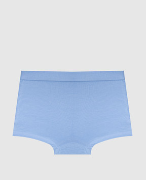 RiminiVeste Gasolino children's blue boxer shorts with Winner driver print U3444