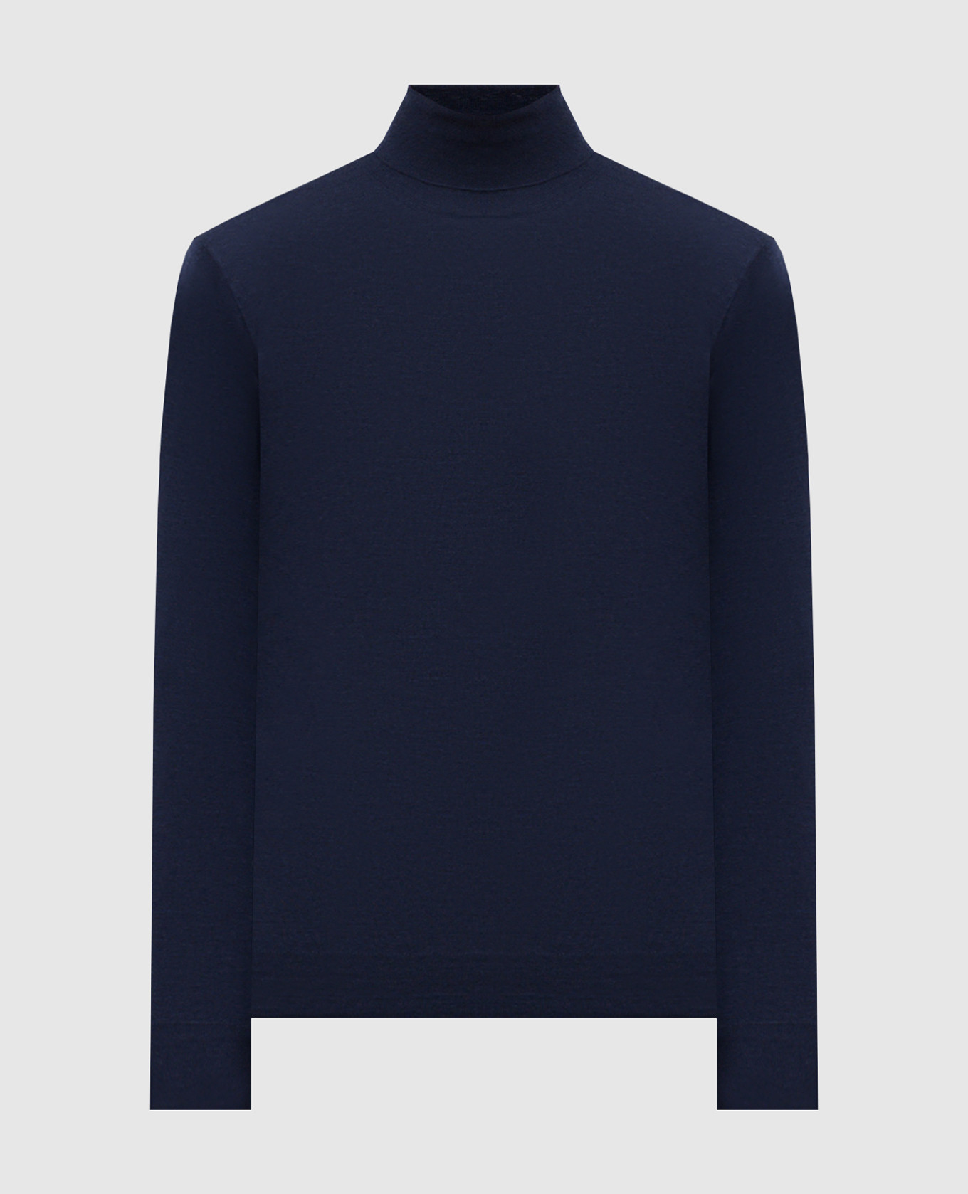 Blue wool and cashmere golf Brunello Cucinelli