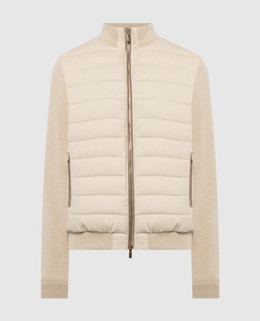 MooRER ENIO beige cashmere down jacket ENIOY1