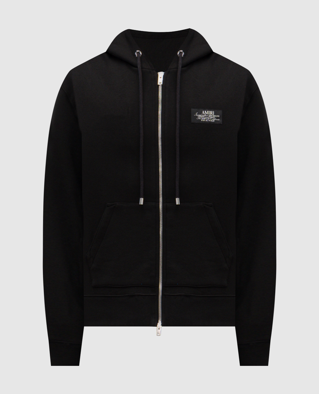 

Black sports jacket with logo patch AMIRI