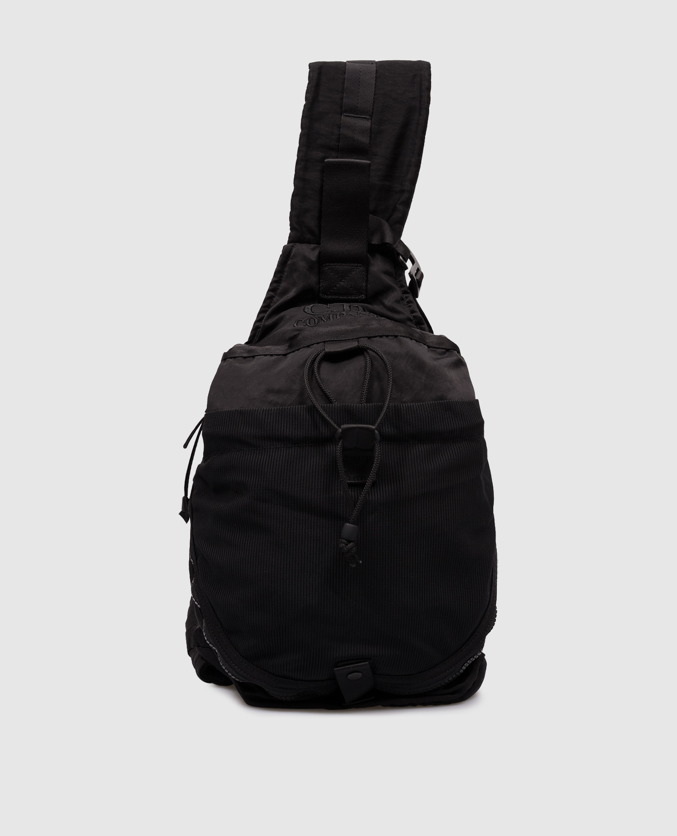 

Black Nylon B sling bag with logo embroidery C.P. Company