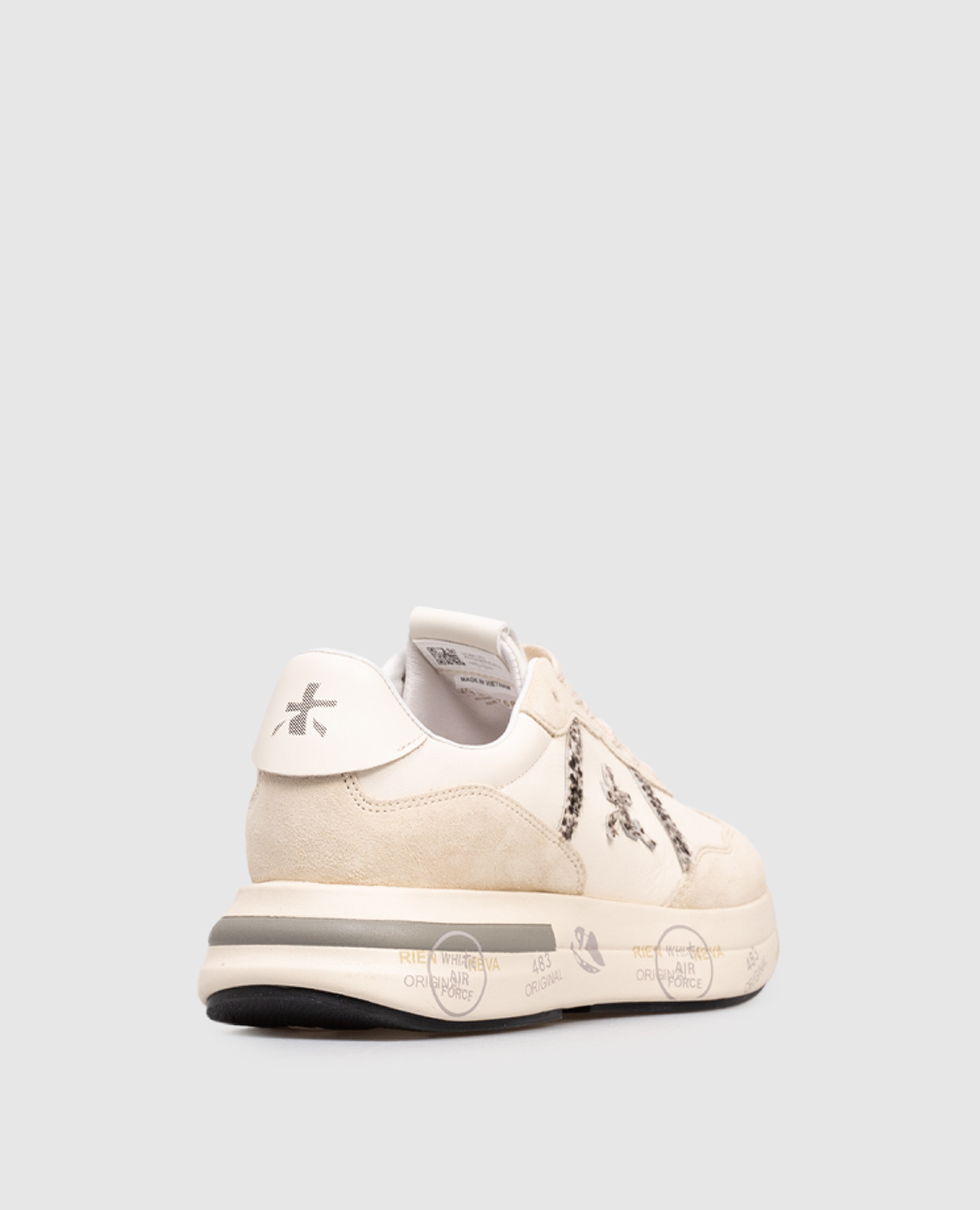 

Beige leather sneakers CASSIE Premiata