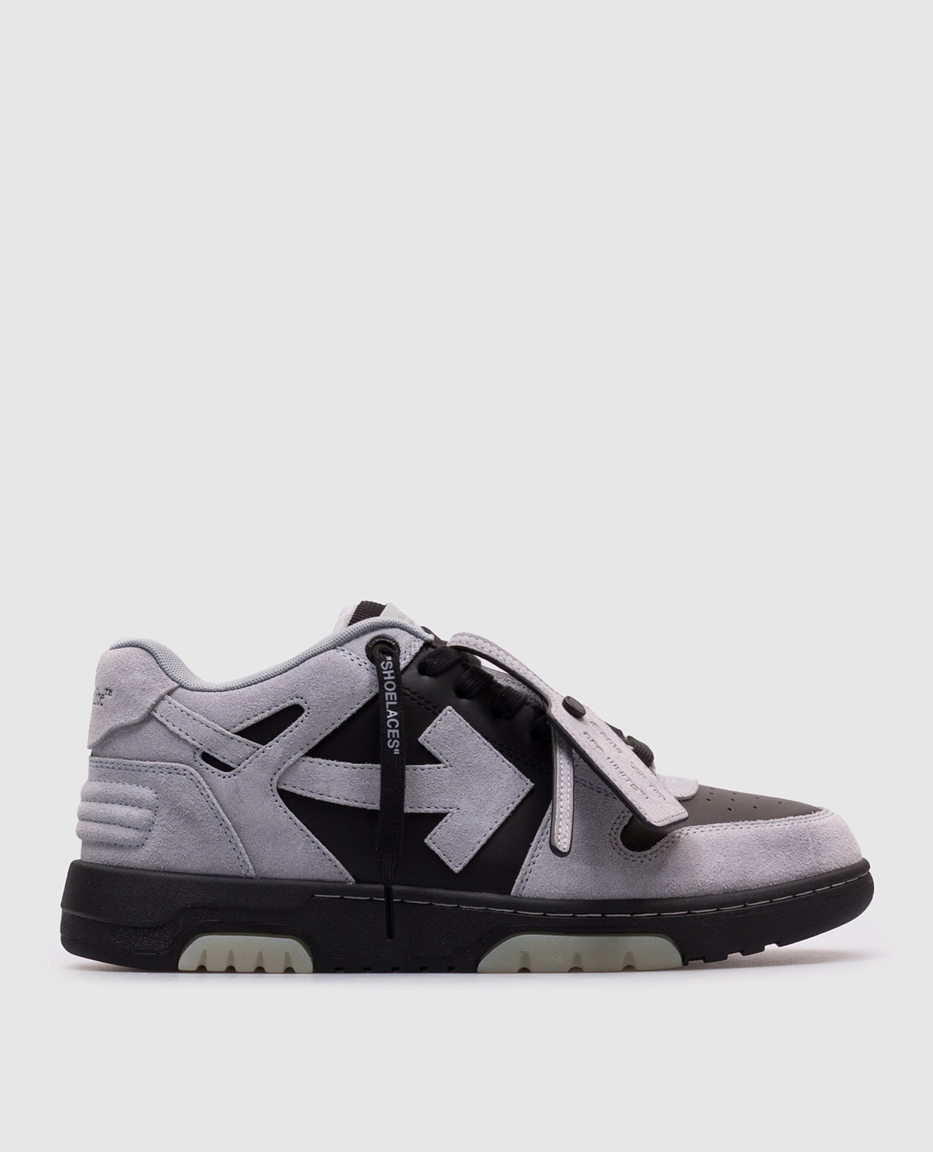 

Black leather sneakers Out of Office Off-White