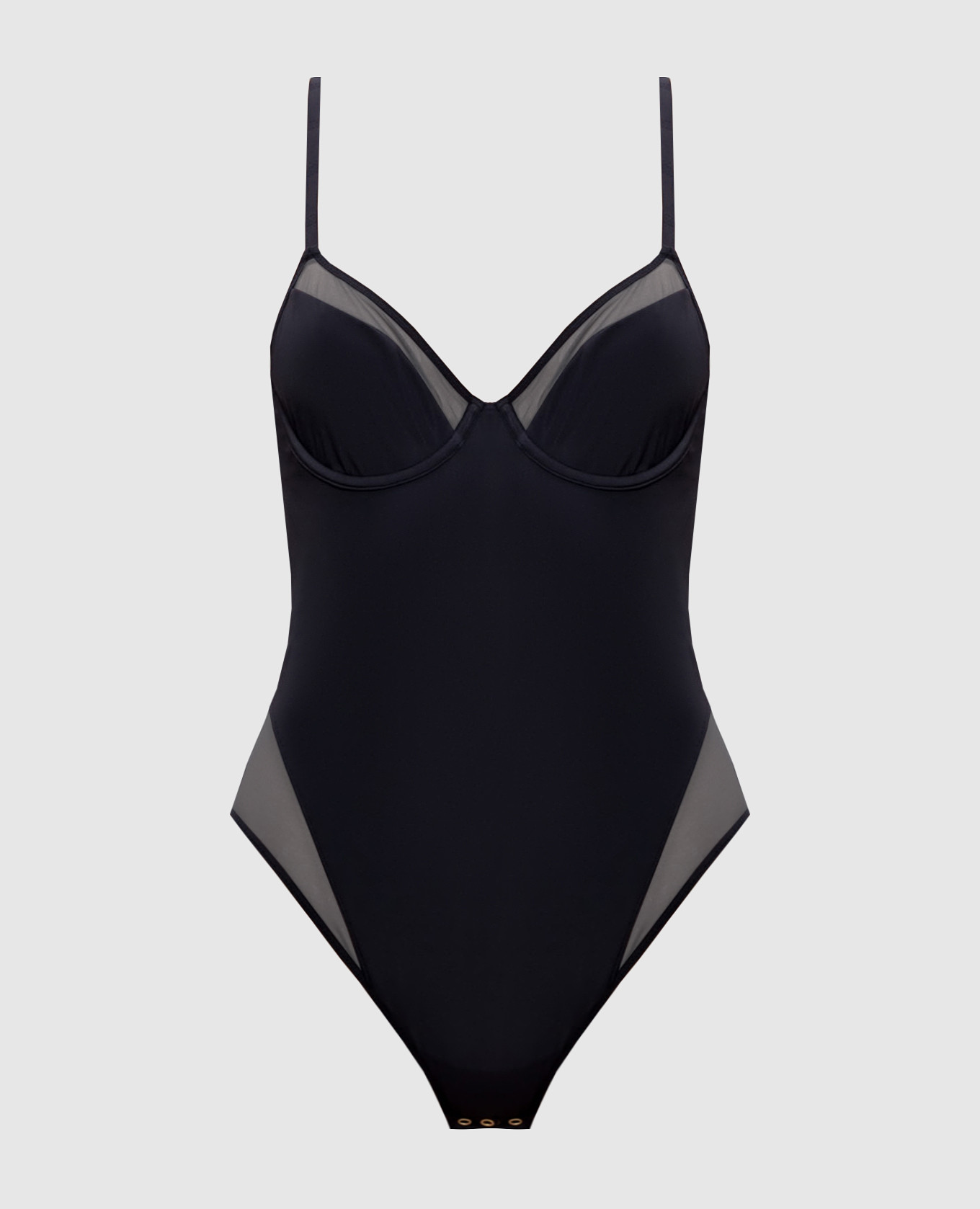 

Black bodysuit with transparent inserts Wolford