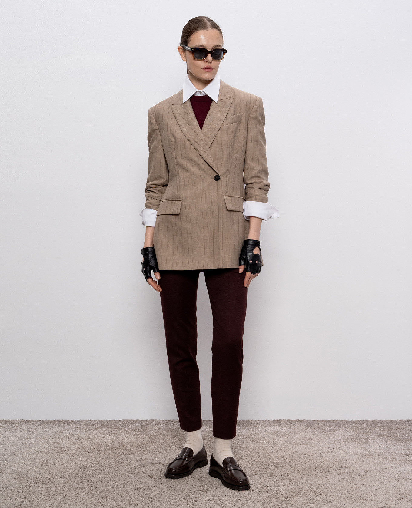 

Burgundy pants Brunello Cucinelli