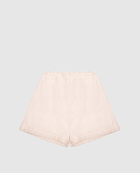Moncler ENFANT Children's beige shorts with logo patch K19542B000135986612