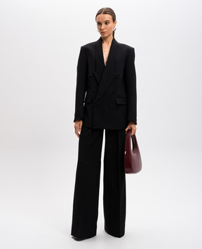 Coperni Black pants with logo COPP90F3004