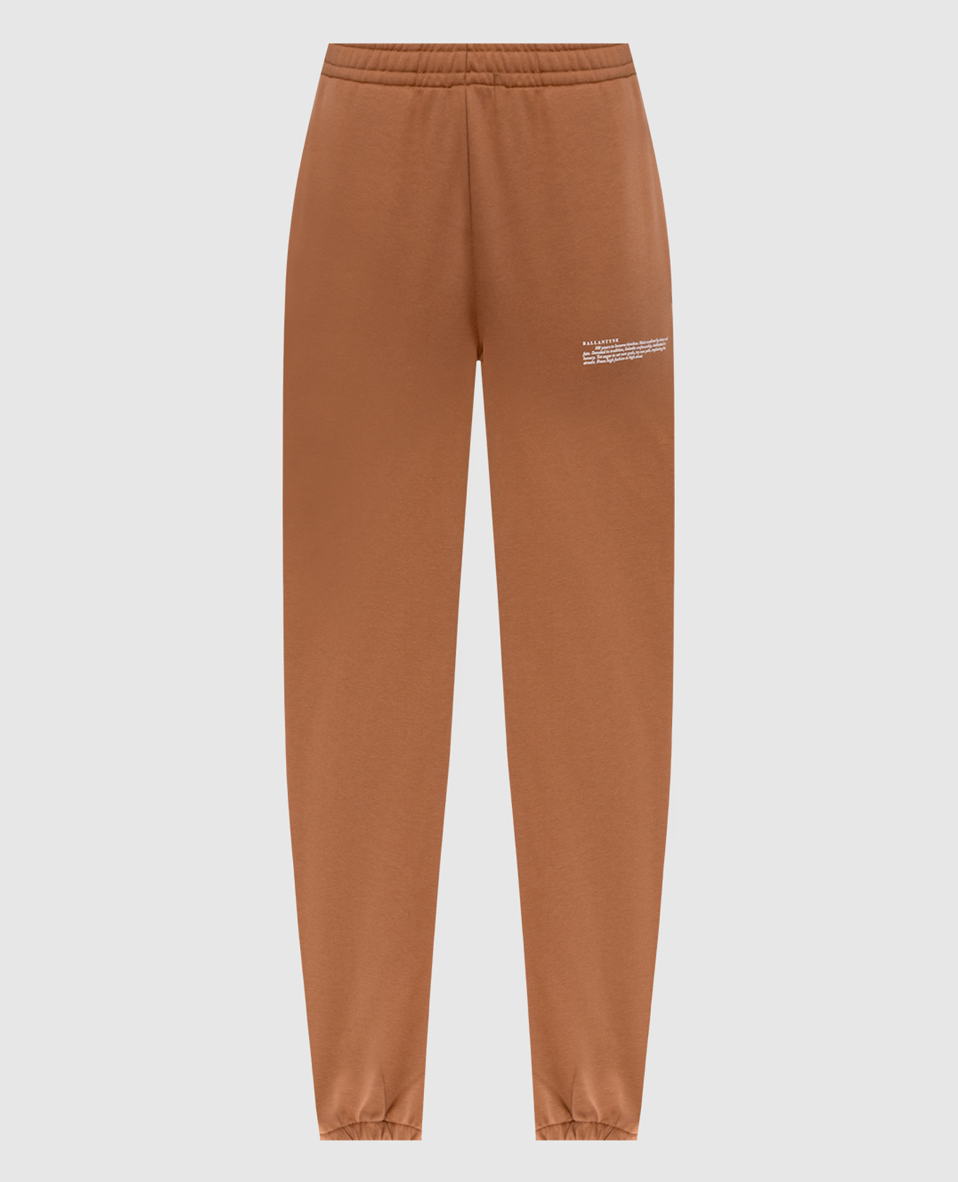 

Brown joggers with contrasting logo Ballantyne