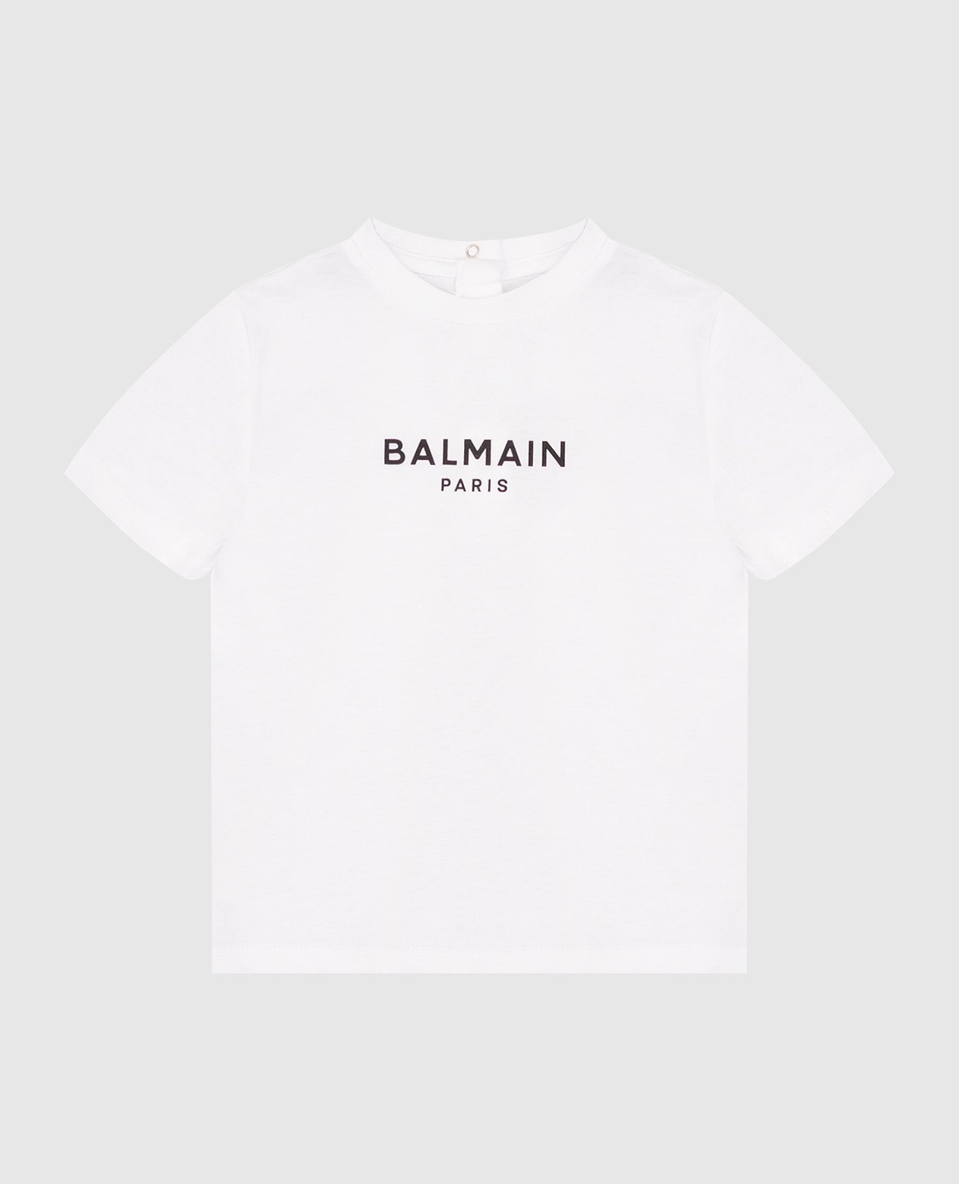 

Children's white T-shirt with logo print Balmain