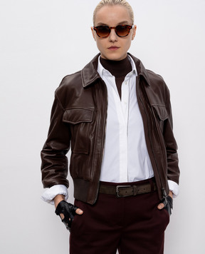 Brunello Cucinelli Brown suede belt M0DELC33GP