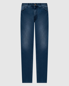 Stefano Ricci Blue jeans with logo MST51B2130T0185