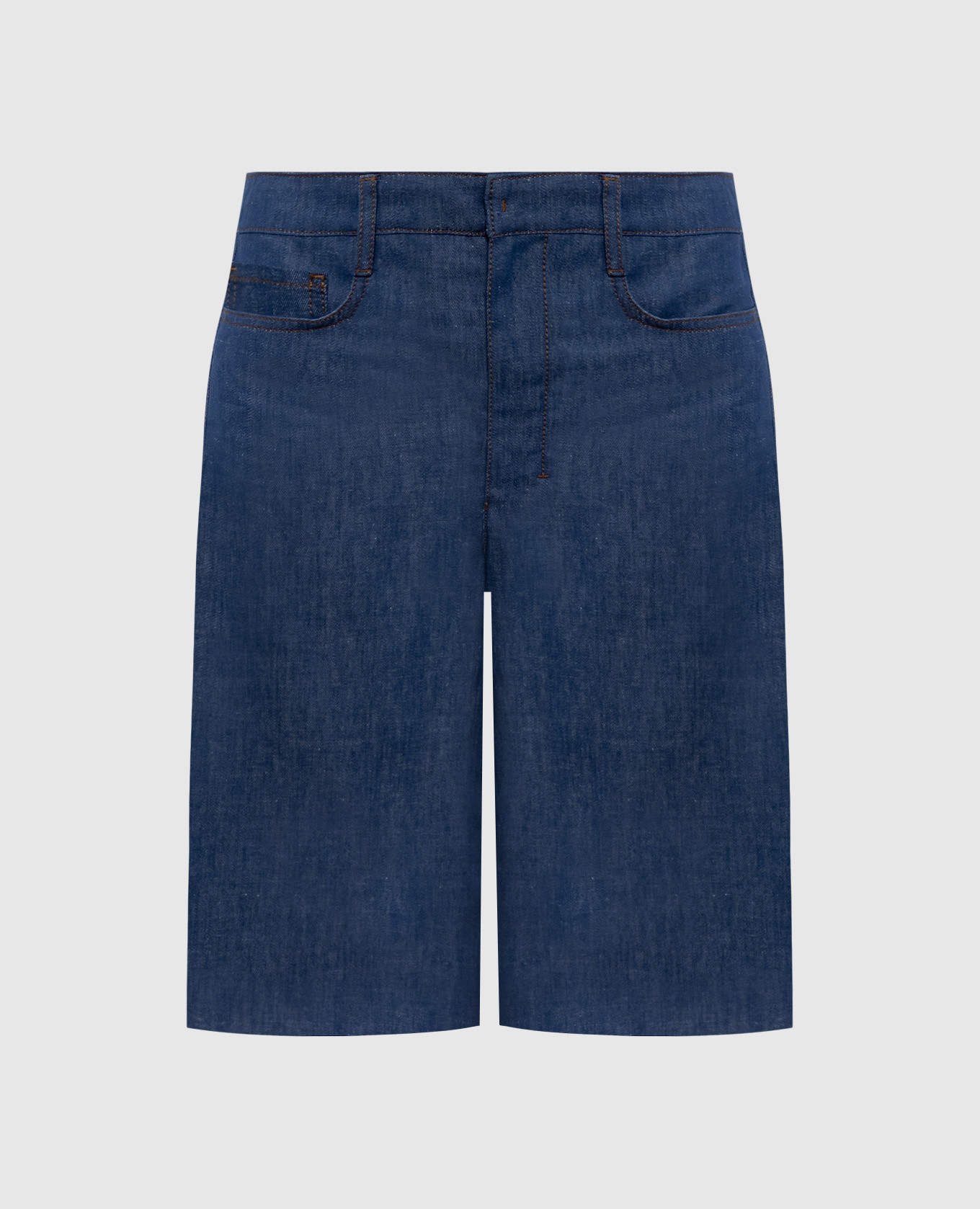 

ERIC blue denim shorts with linen Max Mara