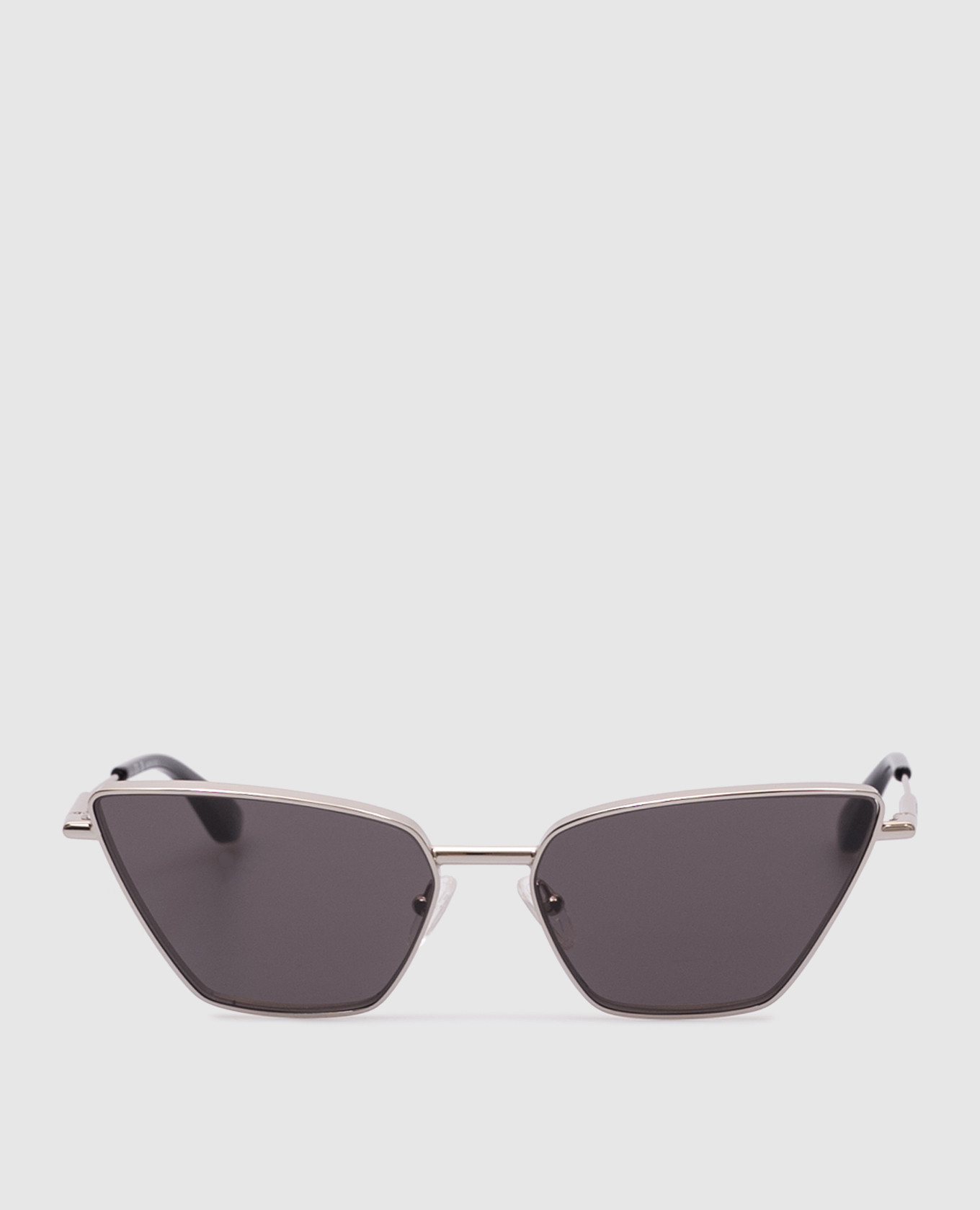 

Silver T-Bar Cat-Eye Sunglasses Alexander McQueen