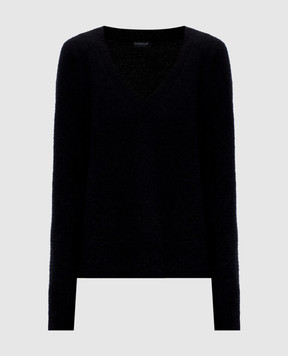 Dondup Black pullover with wool DT404M00991D002