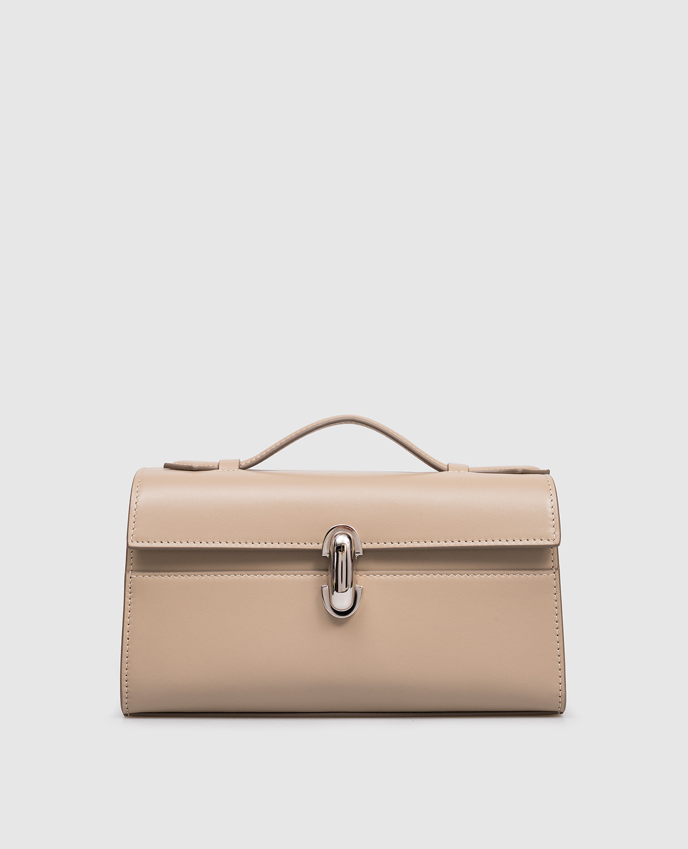 Beige leather bag Savette