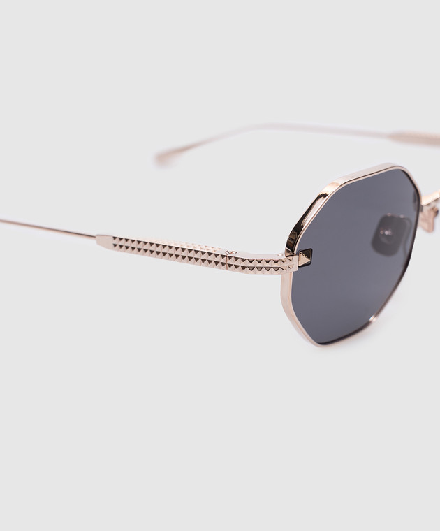 Stylish Silver Valentino Studded Sunglasses Valentino - Silver V-stud sunglasses VLS122A52 - shop with  main image 3