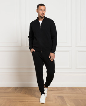 Cashmere&Whiskey Black cashmere sweatpants MU8641307341PF3XL