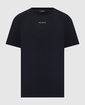 Peserico Blue T-shirt with logo R55000J0Q302358