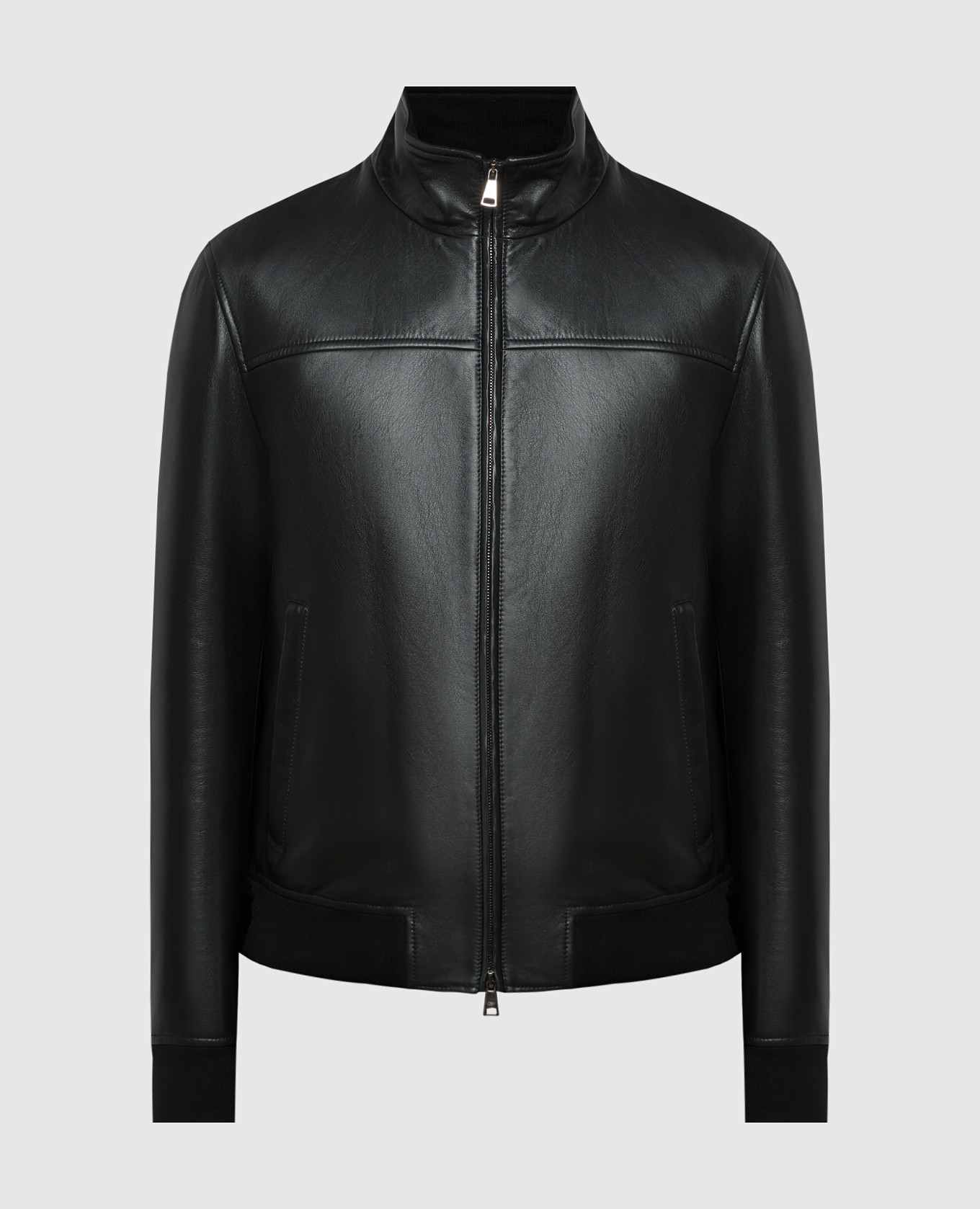 Cashmere&Whiskey Black leather jacket