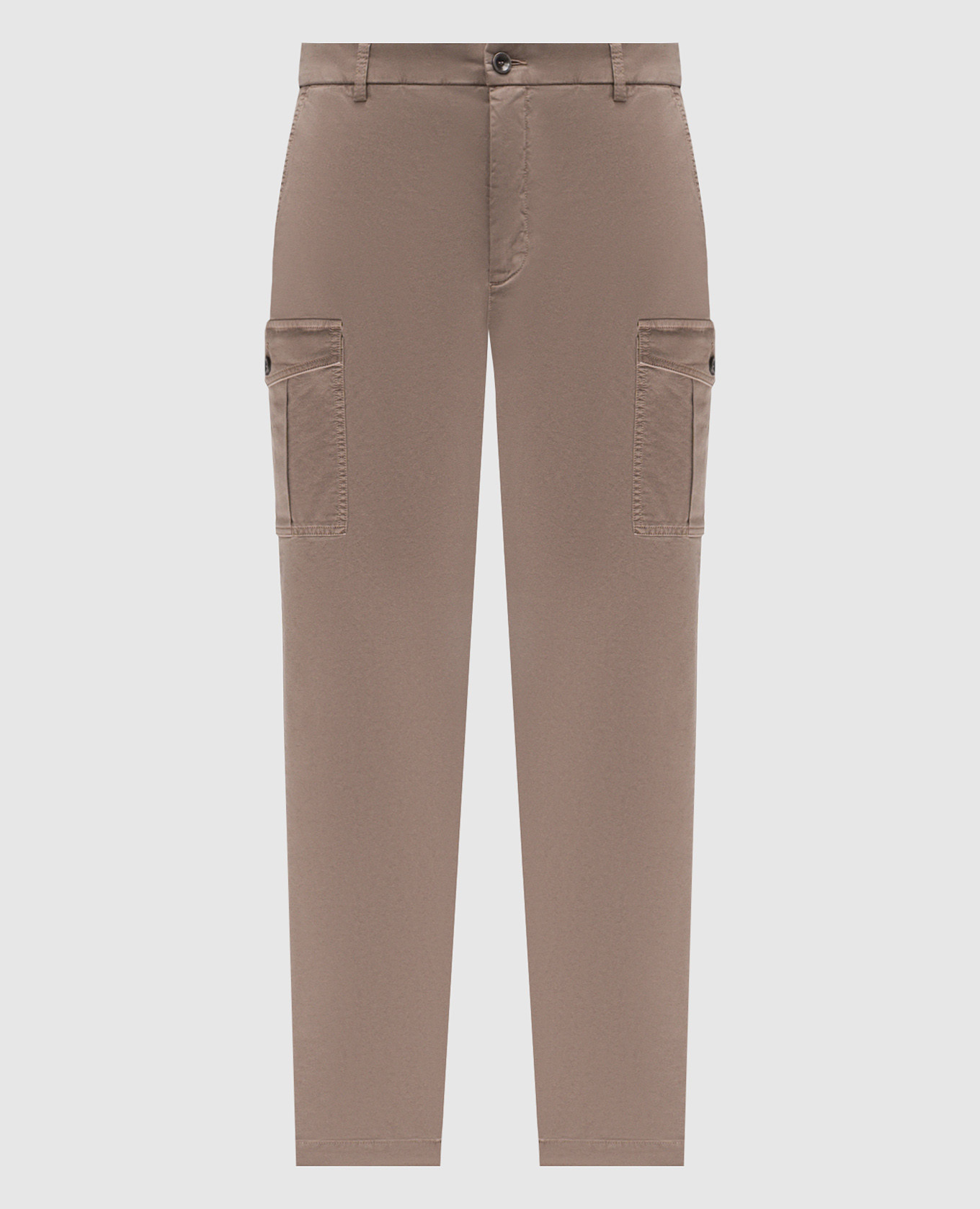 

Beige cargo with logo Peserico
