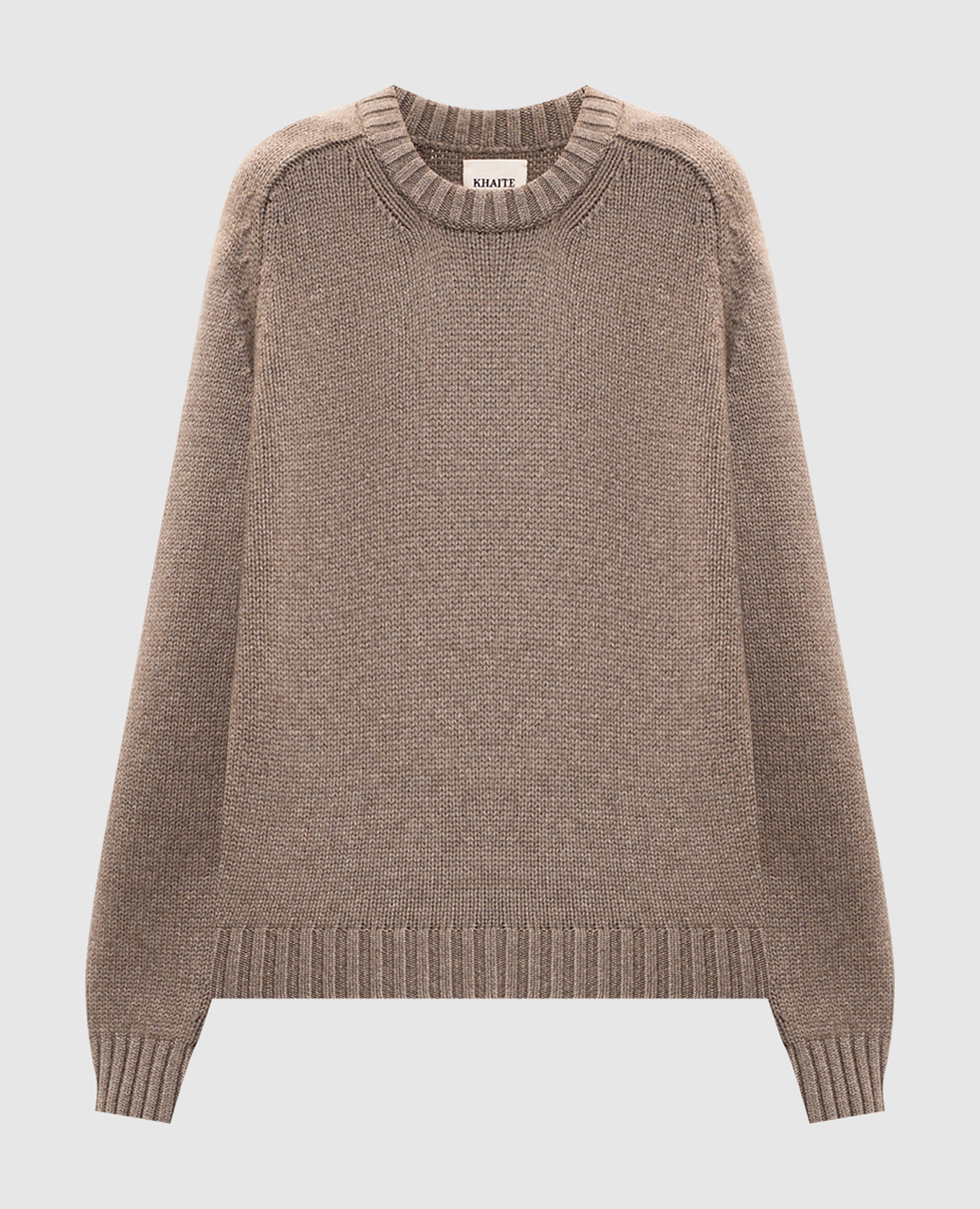 Mae brown cashmere sweater Khaite