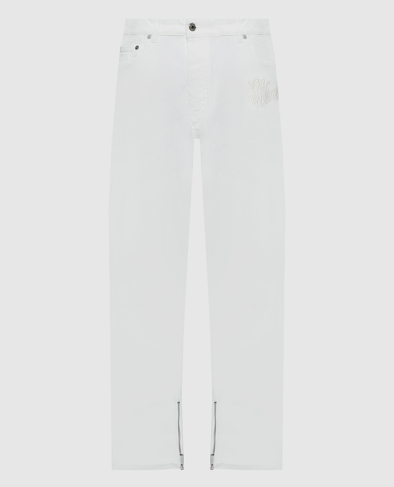 

90s Logo jeans in white Off-White