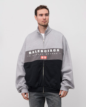 Balenciaga Unity grey sports jacket 824210TSVB2