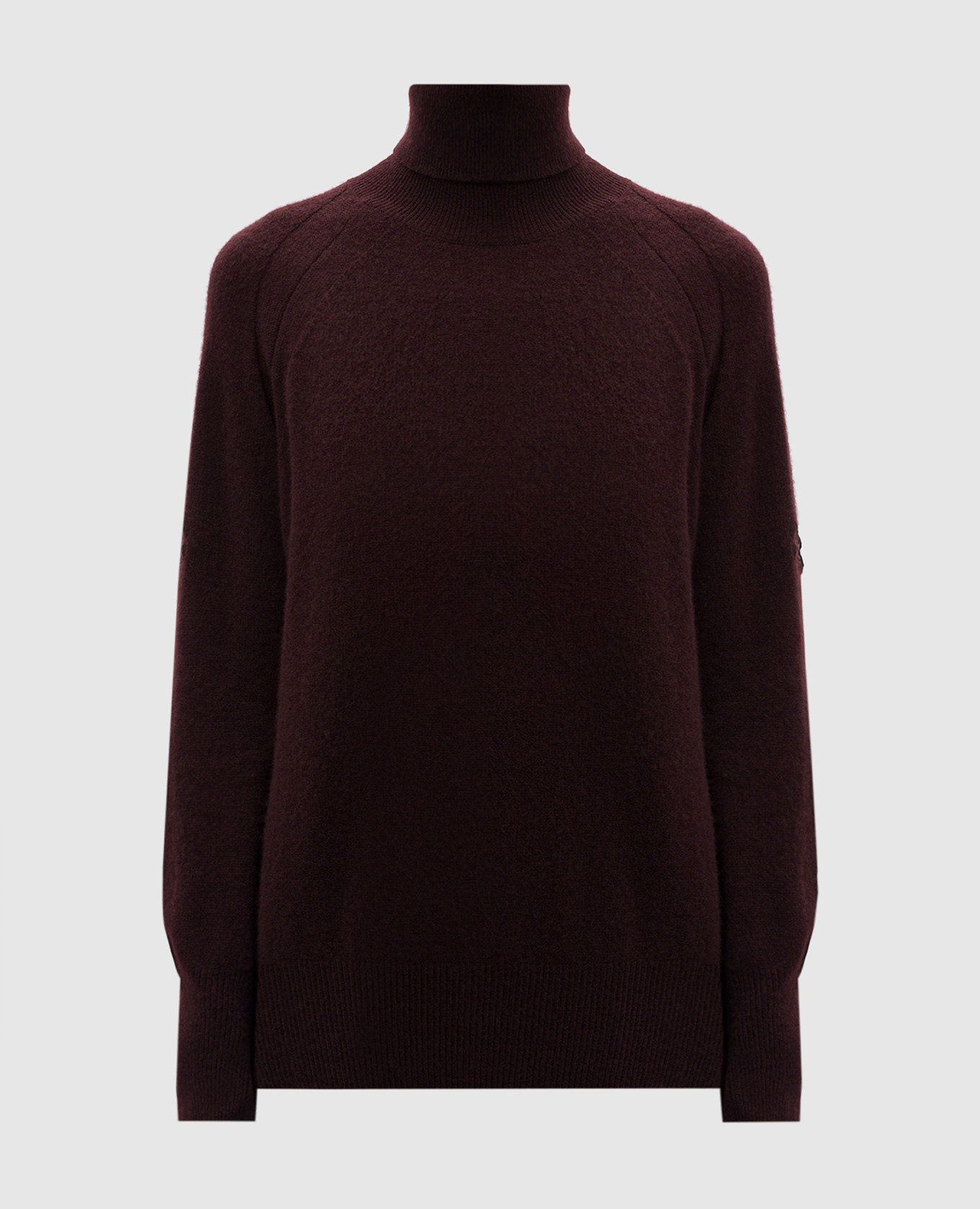 

Brown cashmere golf with logo monogram Ermanno Scervino