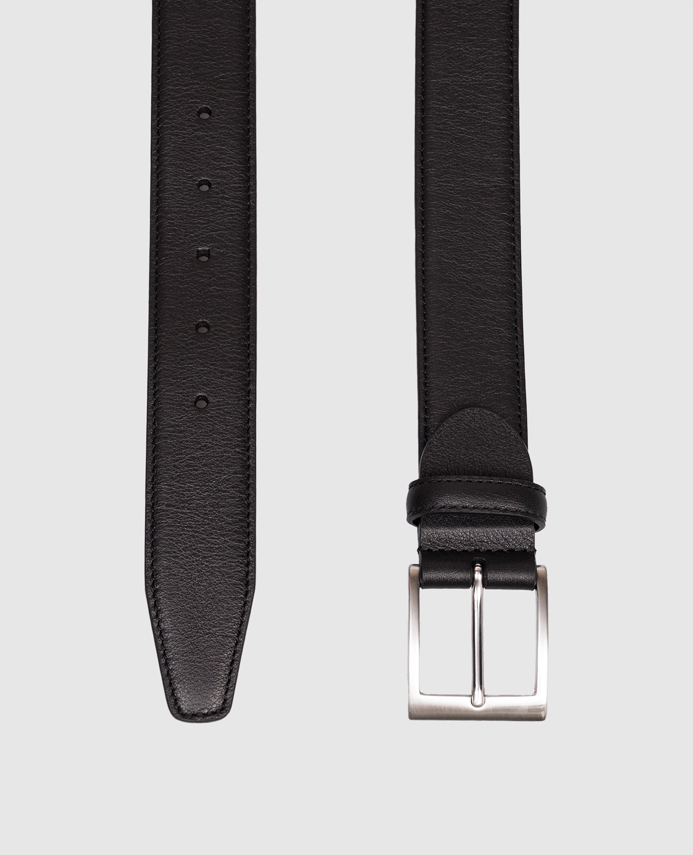 

Black leather belt Canali