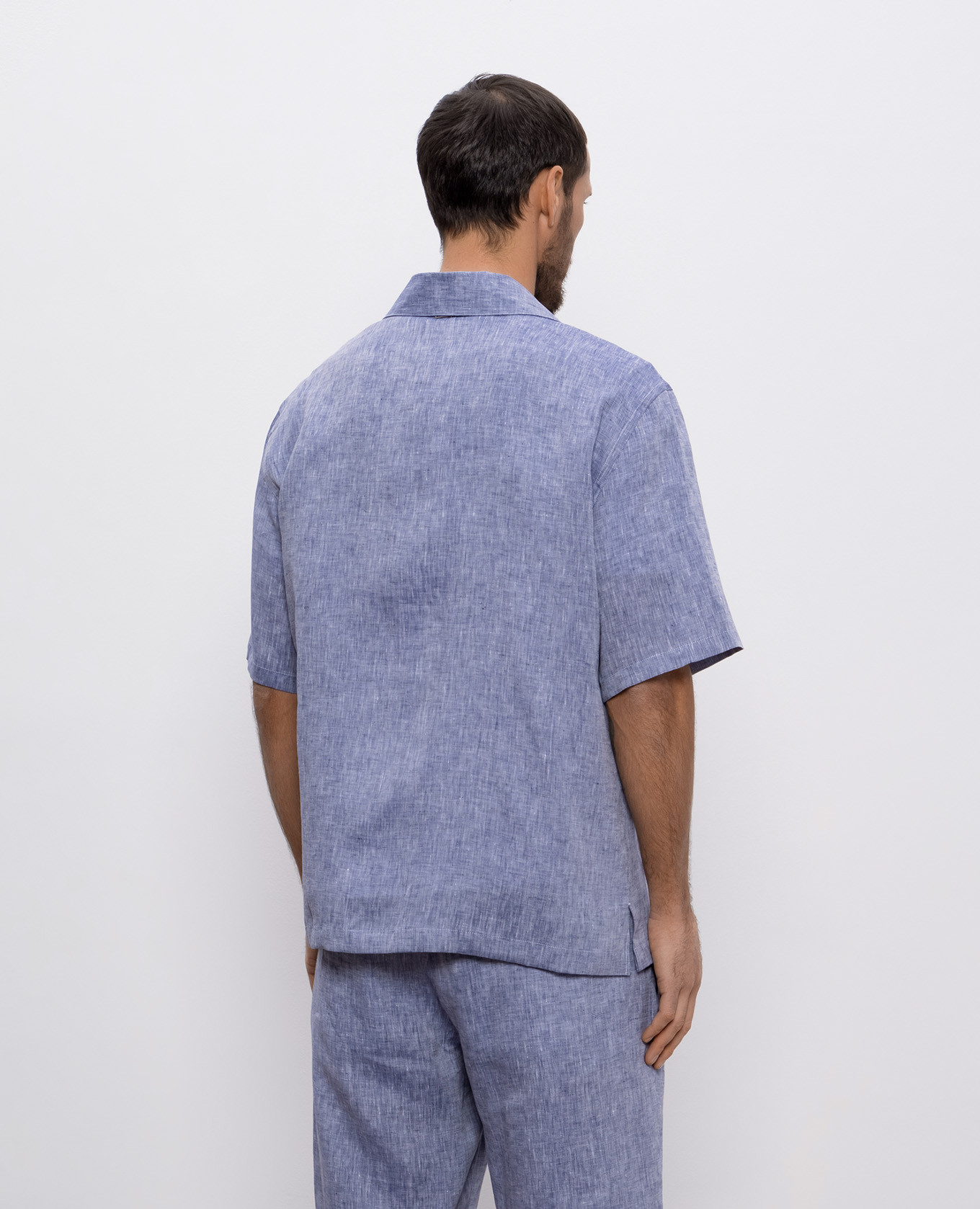 

Blue linen shirt Herno
