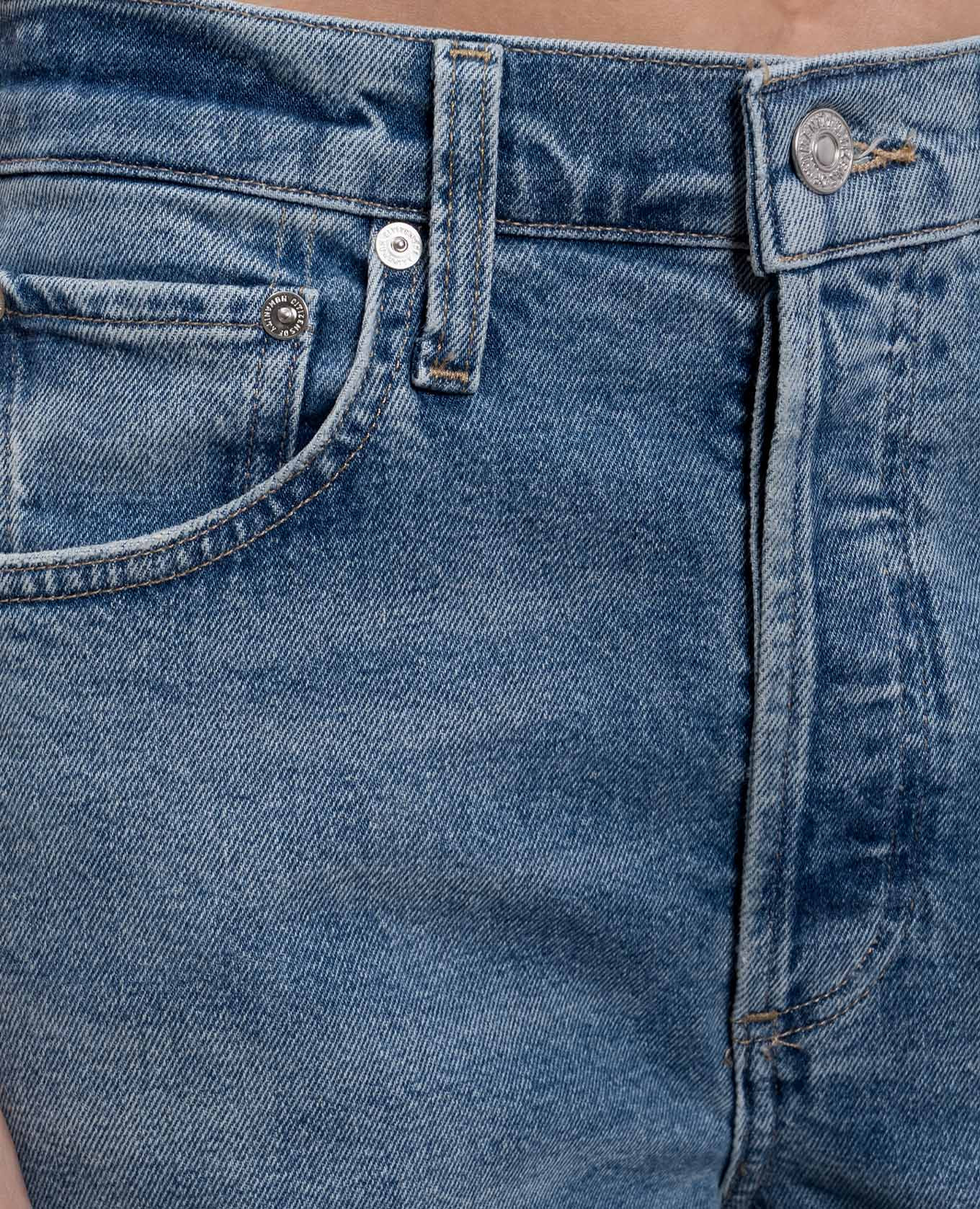 

Delfina blue jeans with leather logo patch CITIZENS OF HUMANITY
