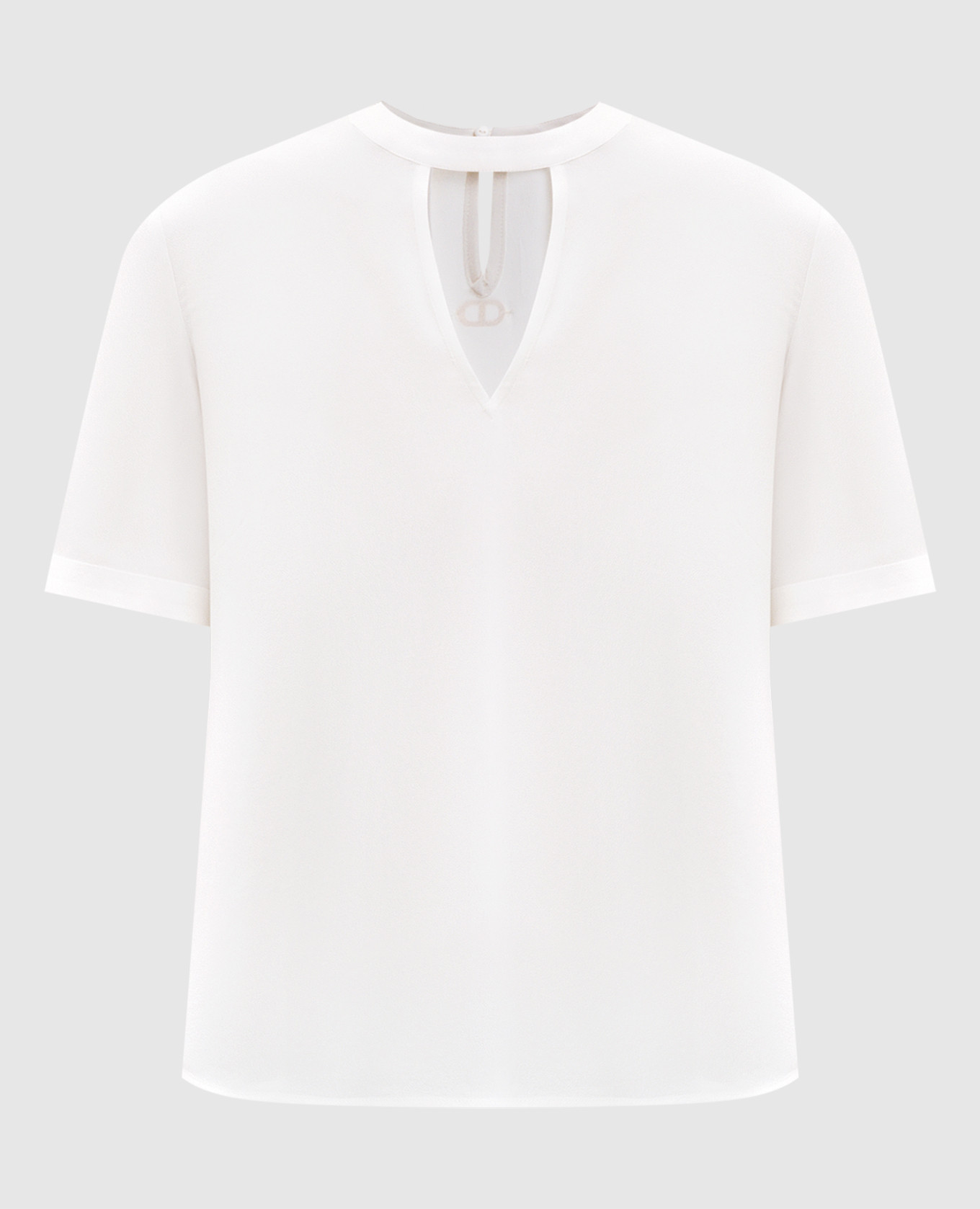 White top with logo Twinset