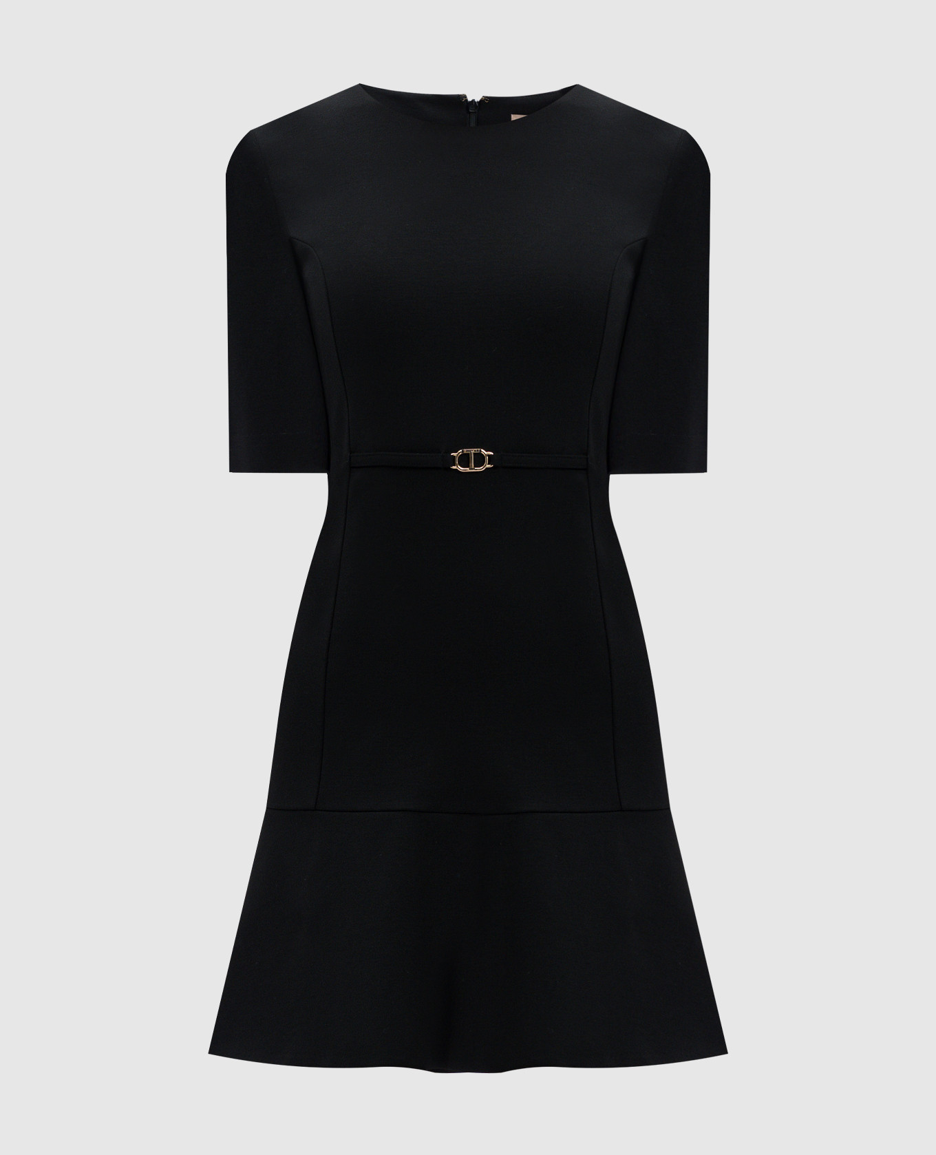 

Black dress with Oval T logo Twinset