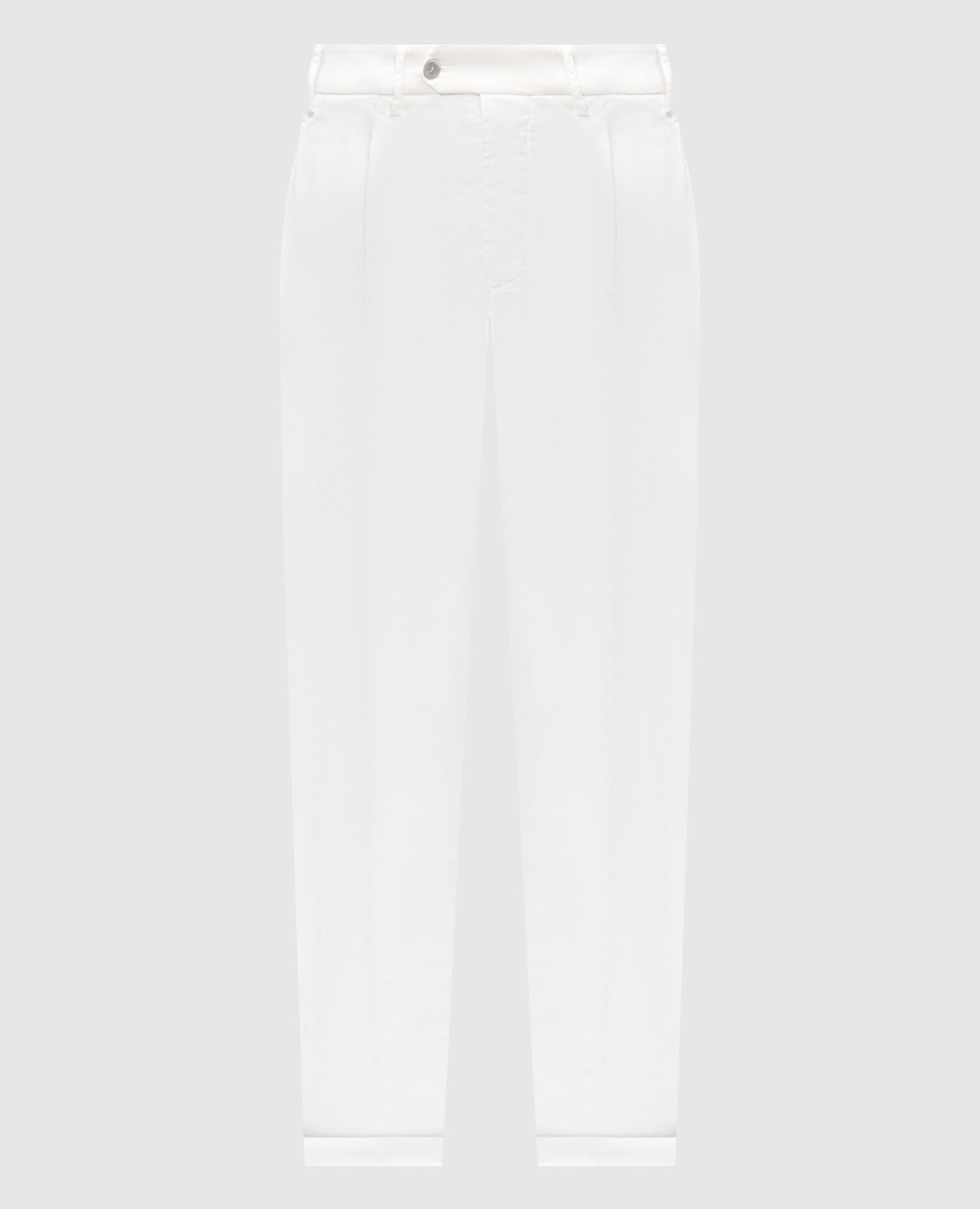 

White linen pants CAPOBIANCO