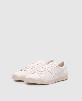 Tom Ford White suede sneakers with logo W3306LCL068N