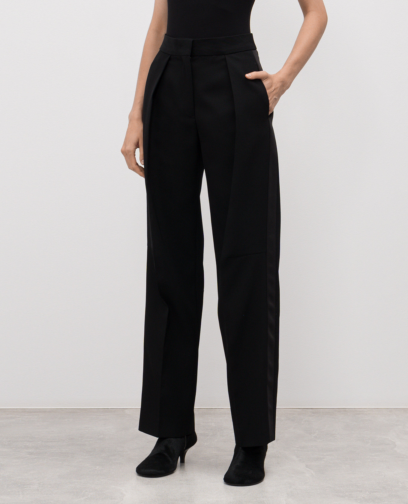 Black wool pants Jil Sander 3