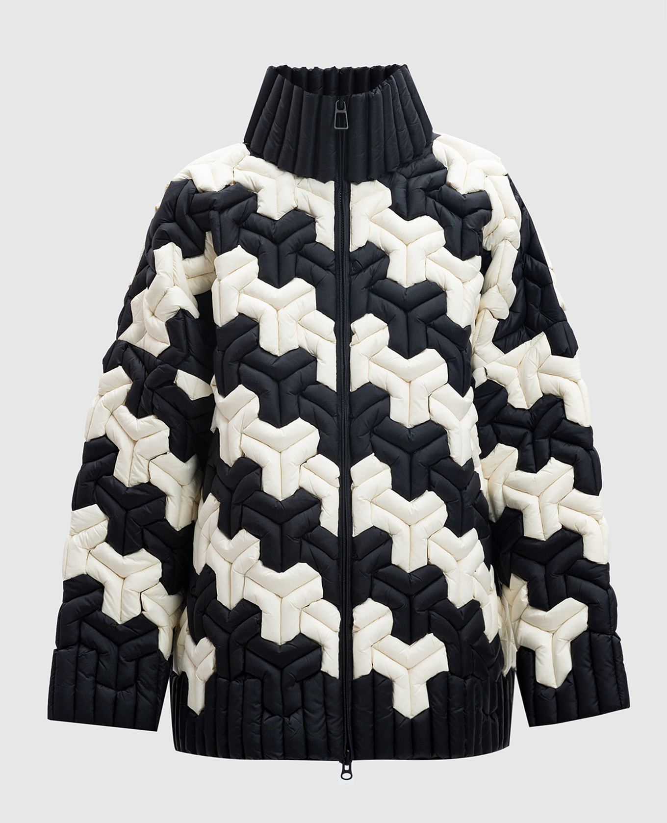 

ARMOR down jacket in geometric quilting Raxxy, White