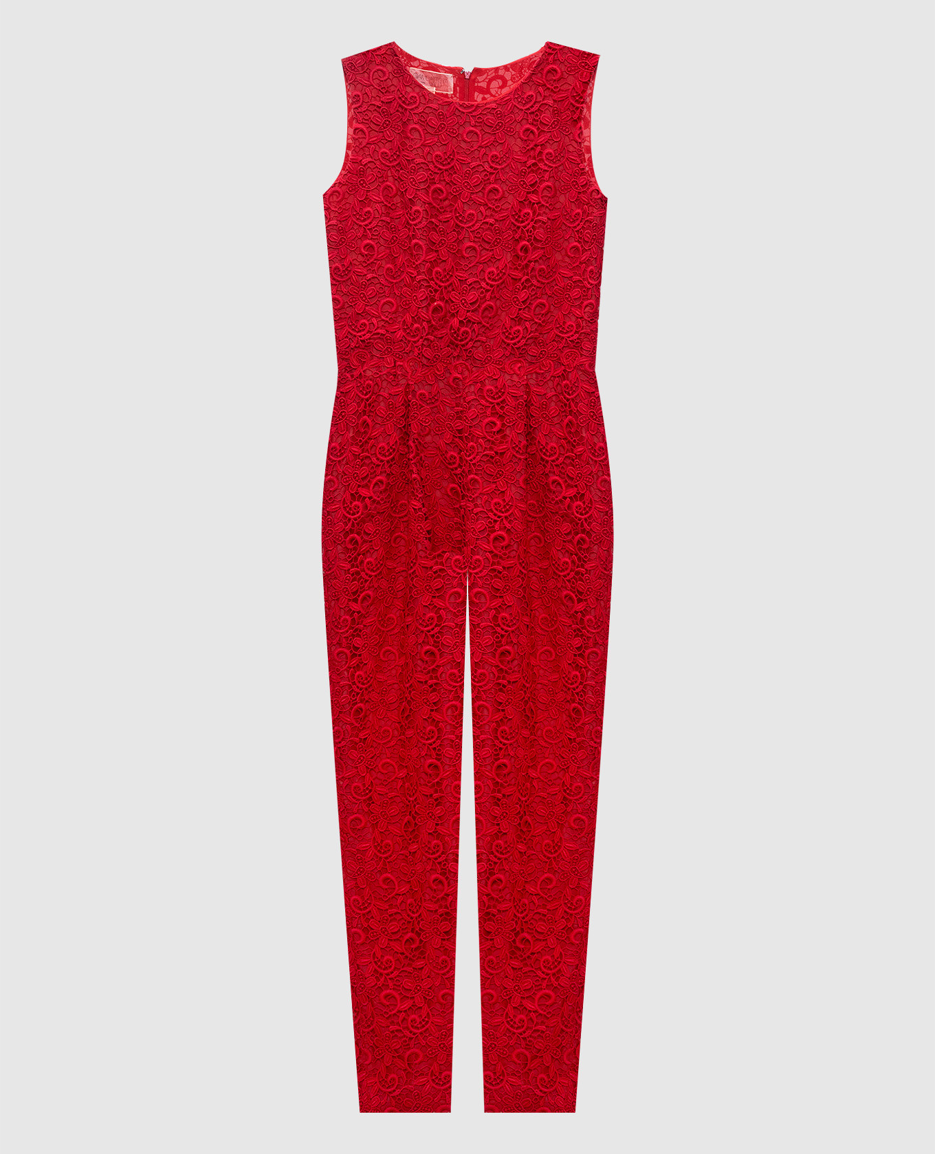 

Red jumpsuit with lace Giambattista Valli