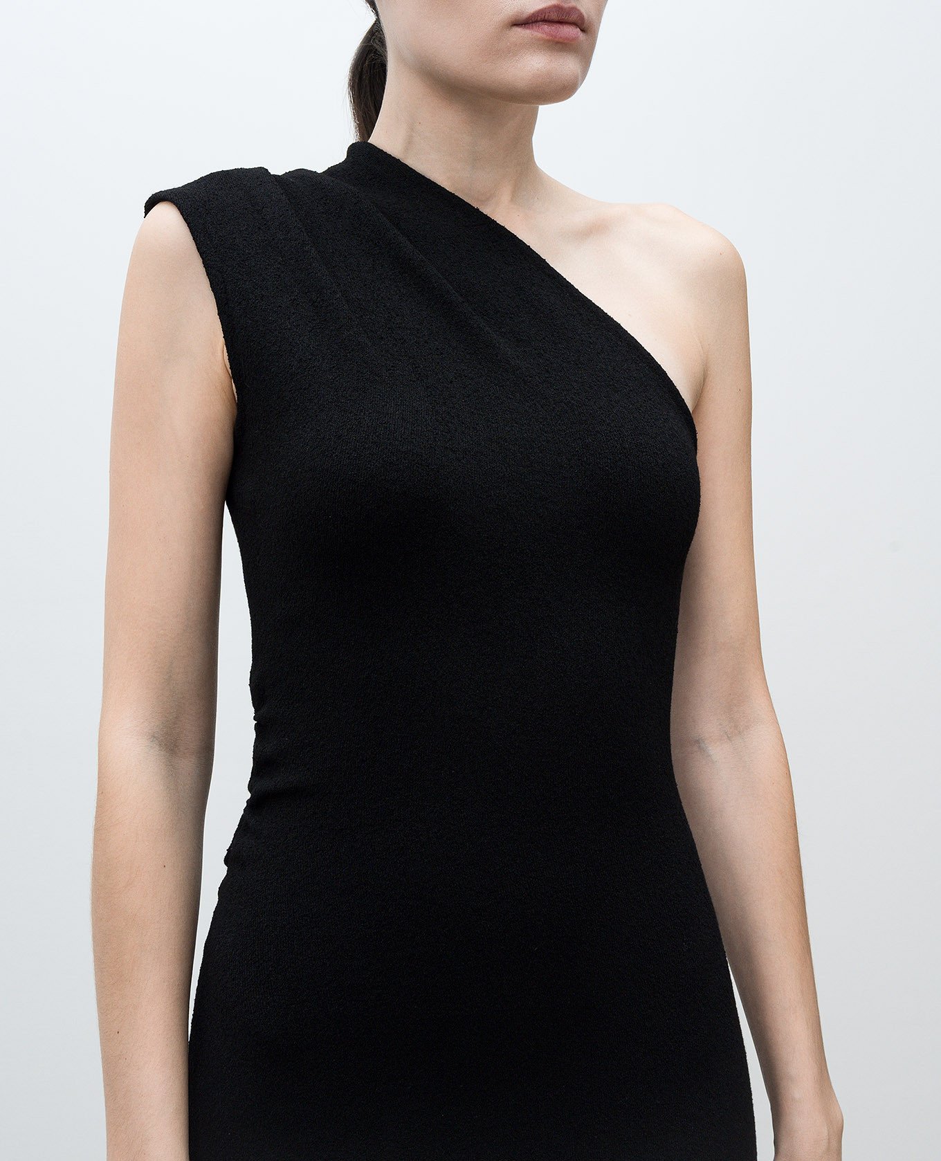 

Cora black one-shoulder dress PROENZA SCHOULER