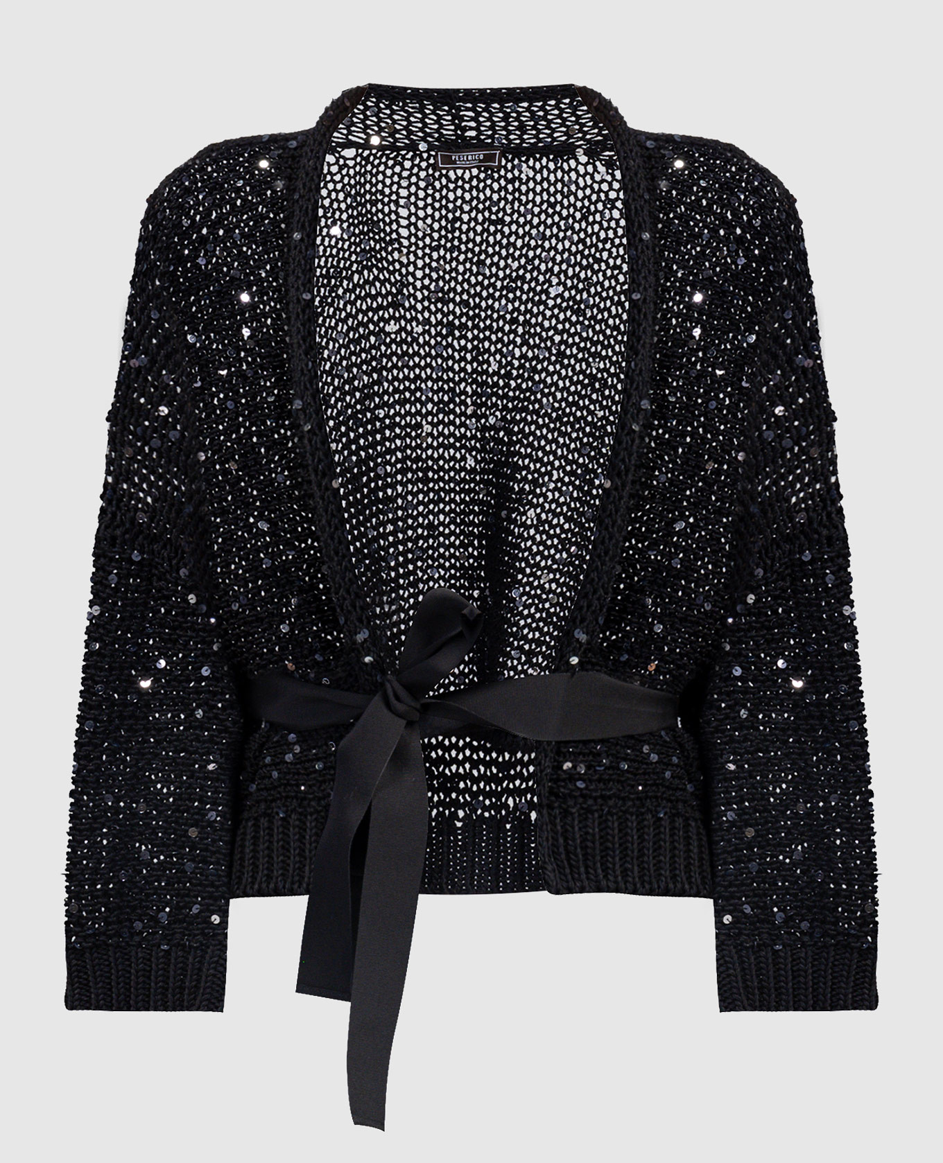 

Black cardigan with sequins Peserico