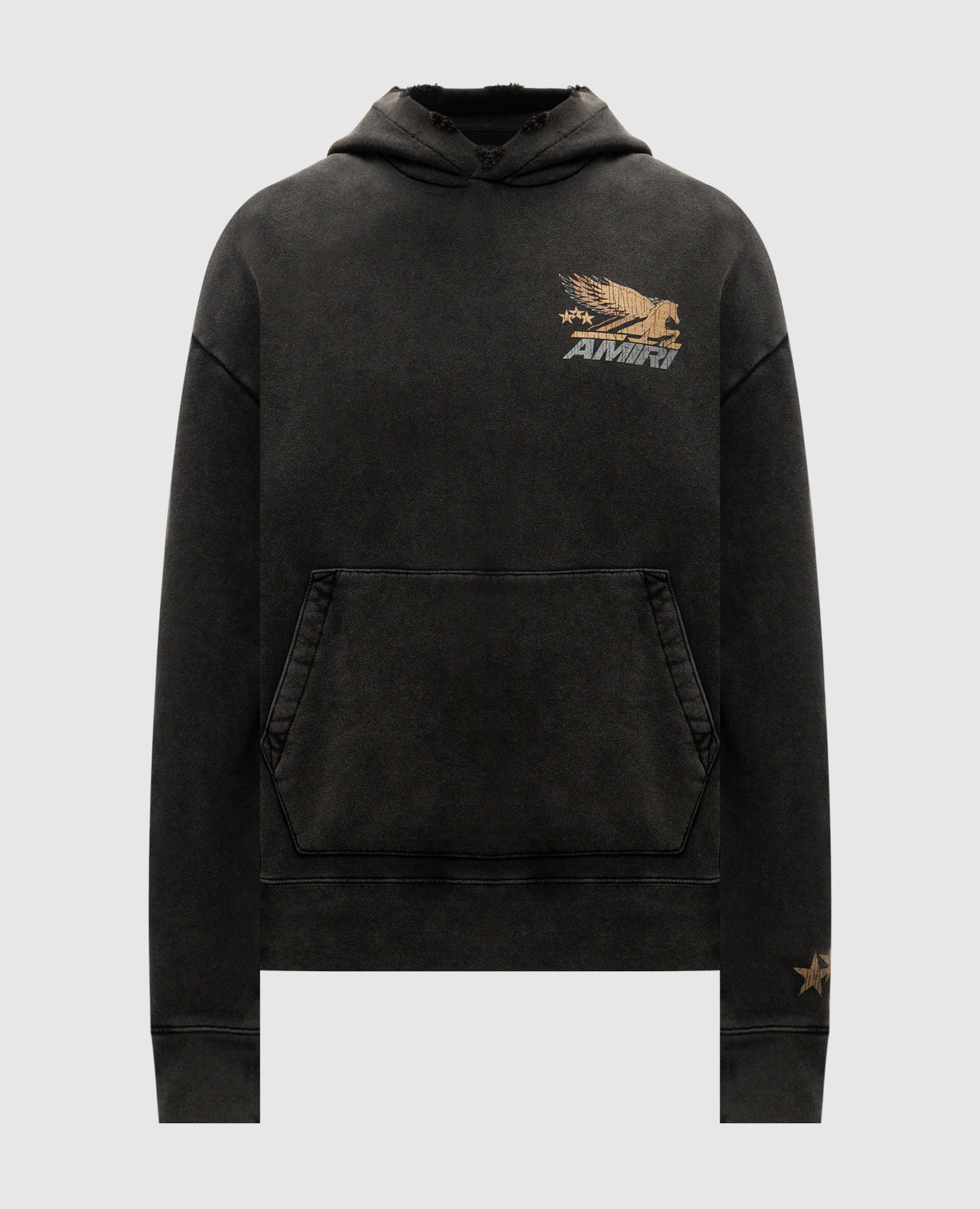 

Grey hoodie with vintage effect AMIRI