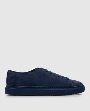 Doucal's Visone blue suede sneakers DU3285ROGEUF009