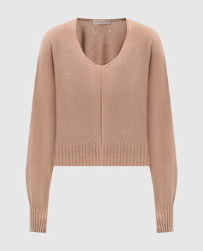 Twinset Beige cashmere and wool pullover 252TP3493