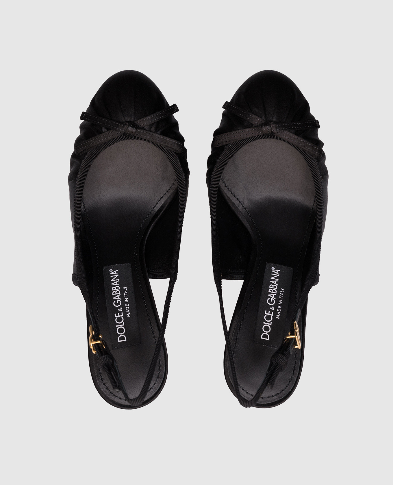 

Black slingbacks with bow Dolce&Gabbana