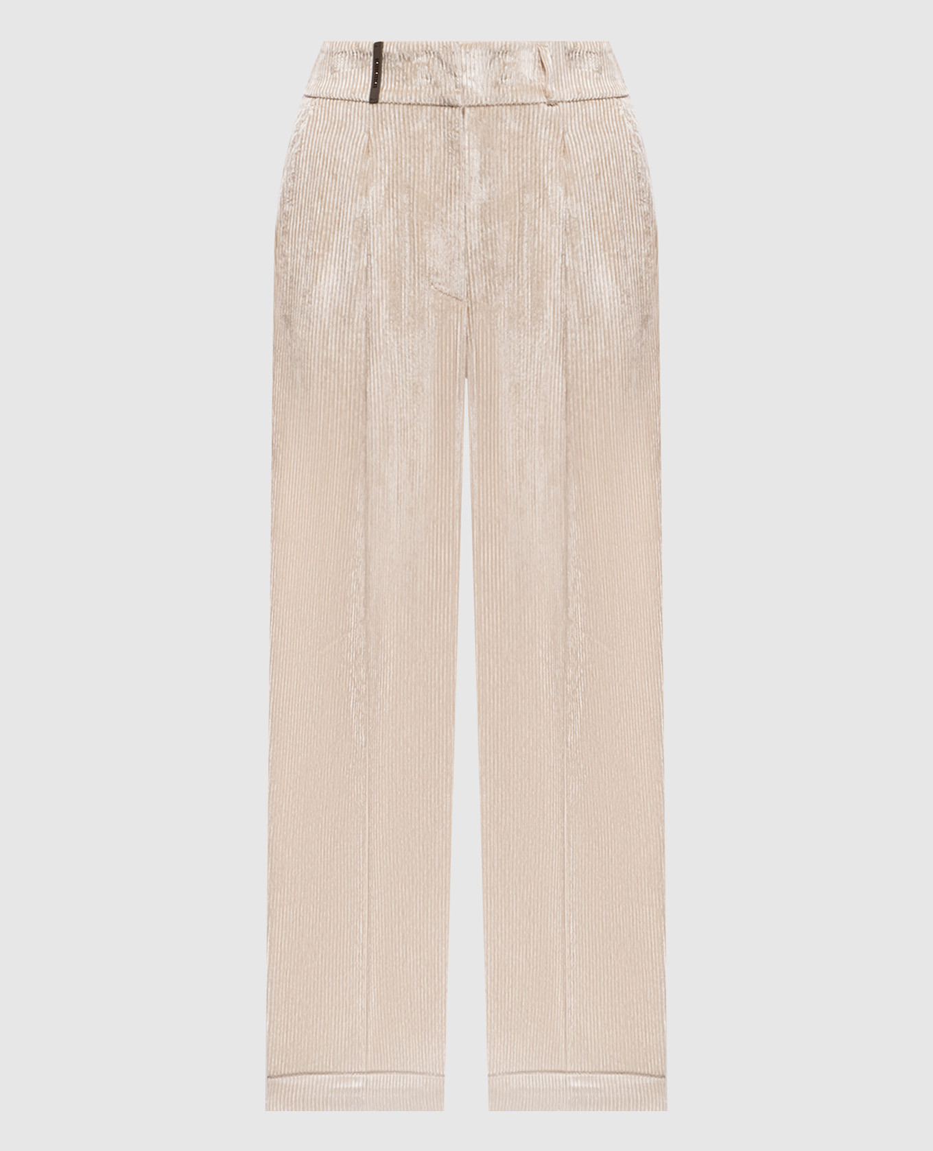 

Beige corduroy pants Peserico